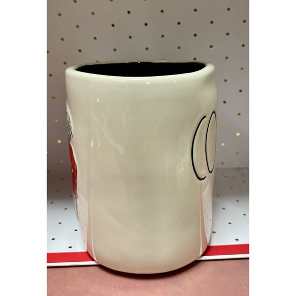 Rae Dunn Artisan Collection COCOA White w/Green Interior Double Sided Winter - Picture 4 of 7